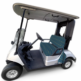 Golf Cart Slip On Seat Bottom And Back Cover Set