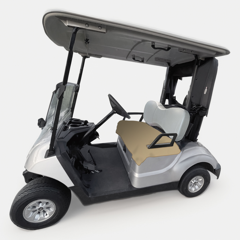 Golf Cart Slip On Bottom Seat Cover With Armrest Openings