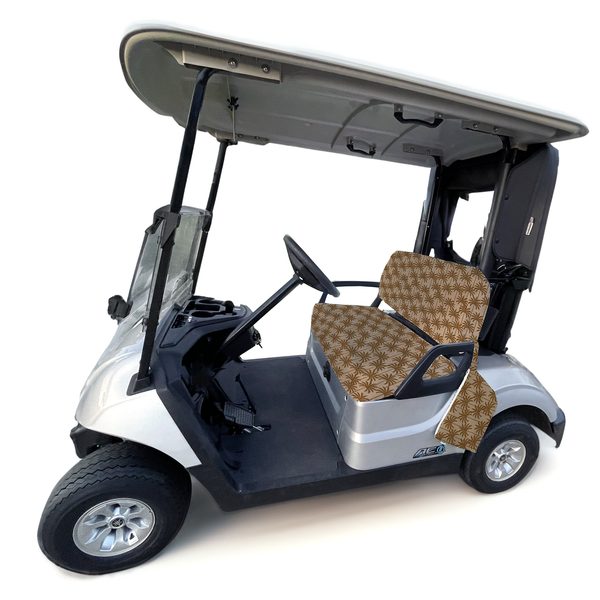 Golf Cart Slip On Seat Bottom And Back Cover Set