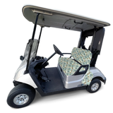 Golf Cart Slip On Seat Bottom And Back Cover Set