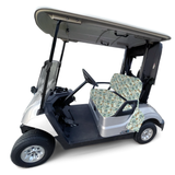 Golf Cart Seat Bottom And Back Cover Set