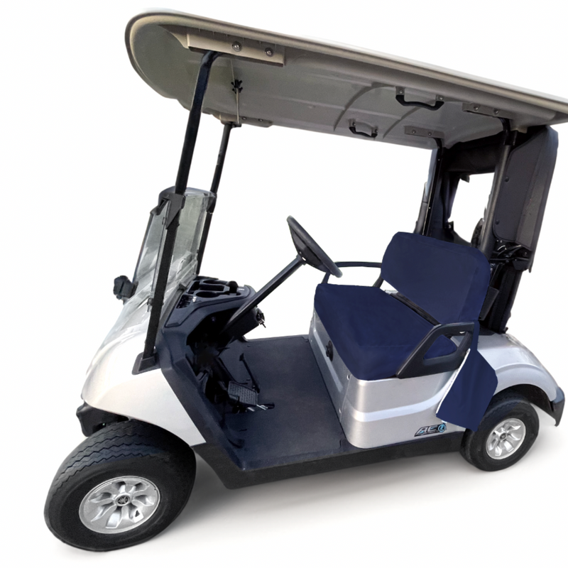 Golf Cart Slip On Seat Bottom And Back Cover Set