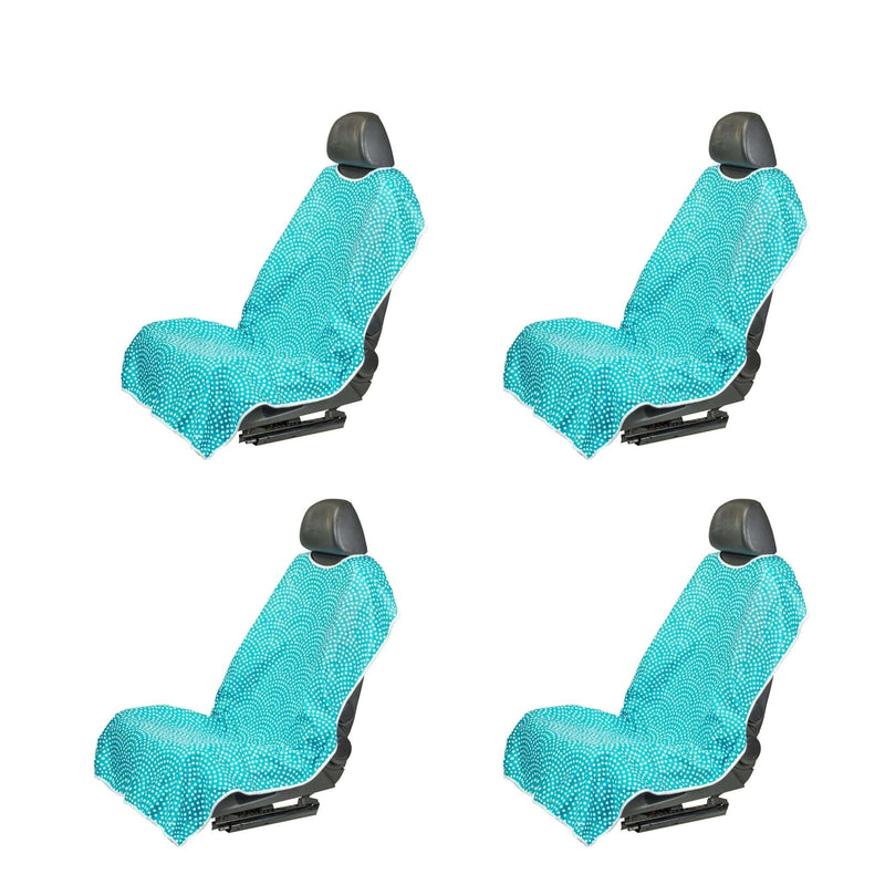 SeatSpin:Four For The Road,Teal Polka Dot