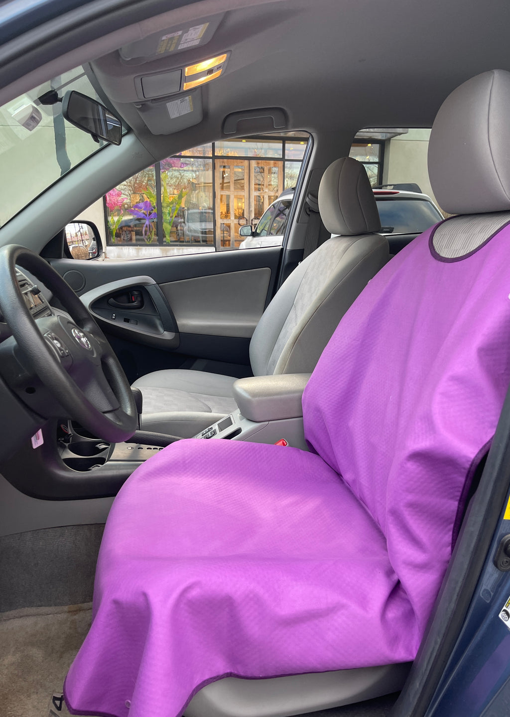Lilac Waterproof Car Seat Cover – SeatSpin