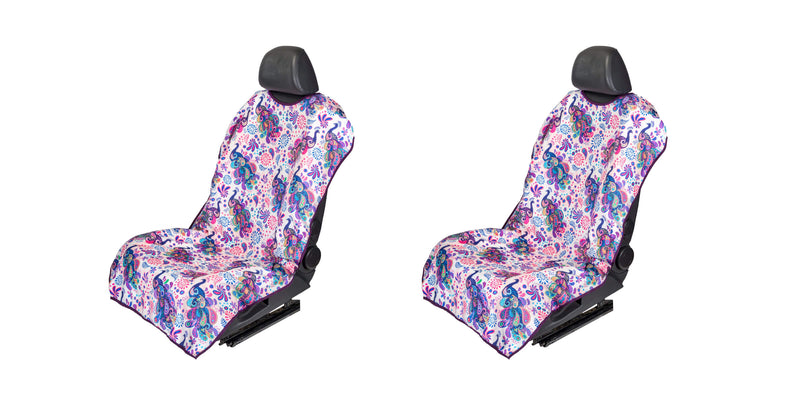 SeatSpin:Two For The Road,Purple Paisley Peacock
