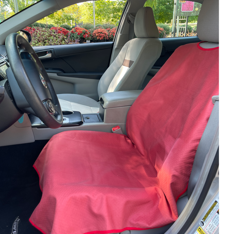 Red Waterproof Car Seat Cover