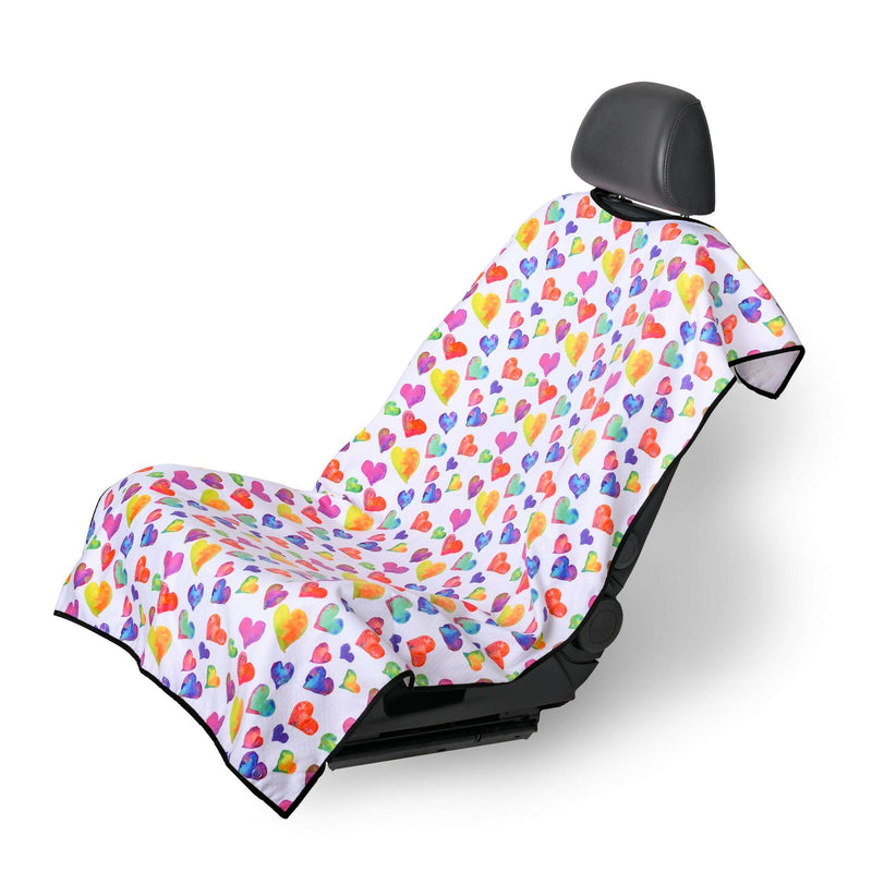 SeatSpin:Original Quick-Dry SeatSpin Cover,Watercolor Hearts
